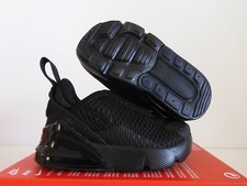 Nike Air Max 270 Td Black-Black All Black Sz 5c DD1646-001