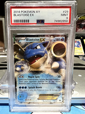 2014 Pokemon XY Blastoise EX Holo 29/145 rare PSA 9 | eBay