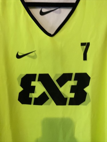 Maglia Nike FIBA 3x3 reversibile BASKETBALL #7 verde AR0651-100 uomo 3XL nuova senza etichette - Foto 2 di 8