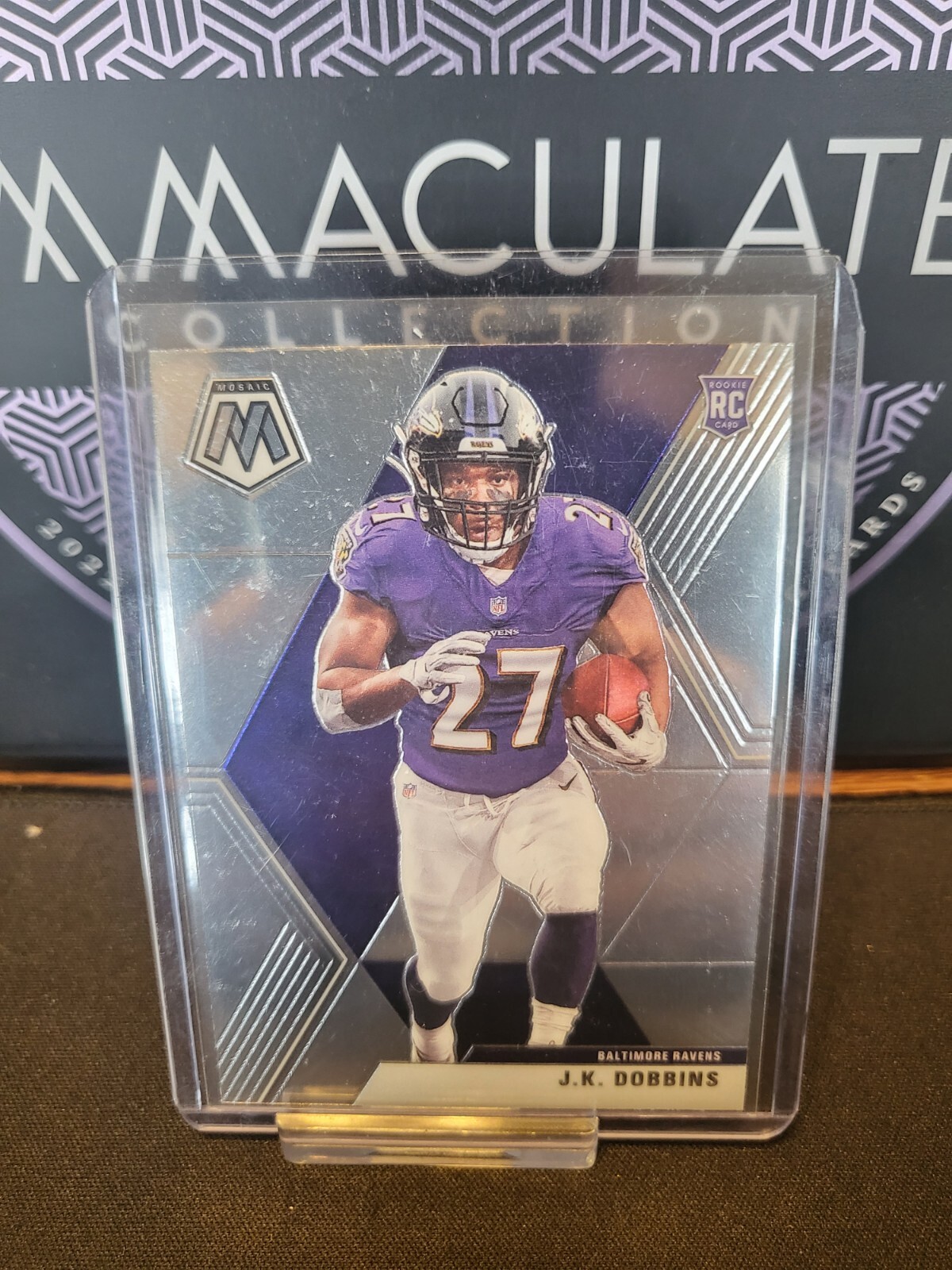 JK Dobbins 2020 Panini Mosaic Base Rookie RC #223 Baltimore Ravens