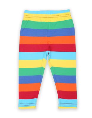 Toby Tiger Leggings Bunt-Gestreift aus Bio-Baumwolle