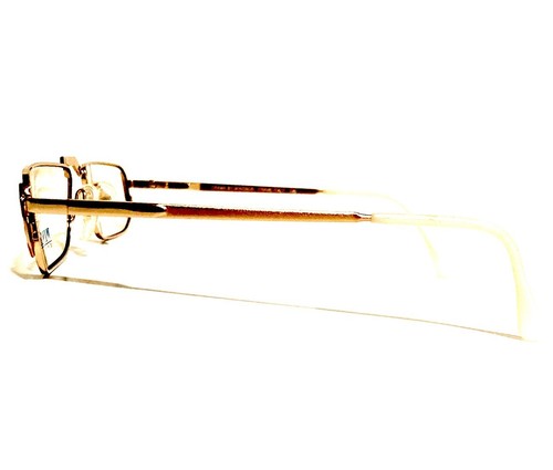 NEW VINTAGE WINDSOR DRAMA GOLD READING RETRO EYEGLASSES RX 50-19-140 MM ITALY - Picture 4 of 6