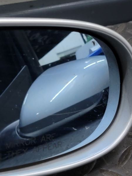 2003-2008 MASERATI QUATTROPORTE (4DR) SPORT GT PASSENGER SIDE VIEW MIRROR: SILVE