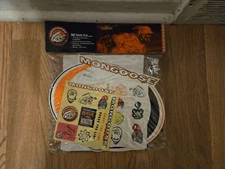 OLD SCHOOL BMX 1998 MONGOOSE PLATE  WITH NUMBERS & STICKERS VINTAGE RARE HTF