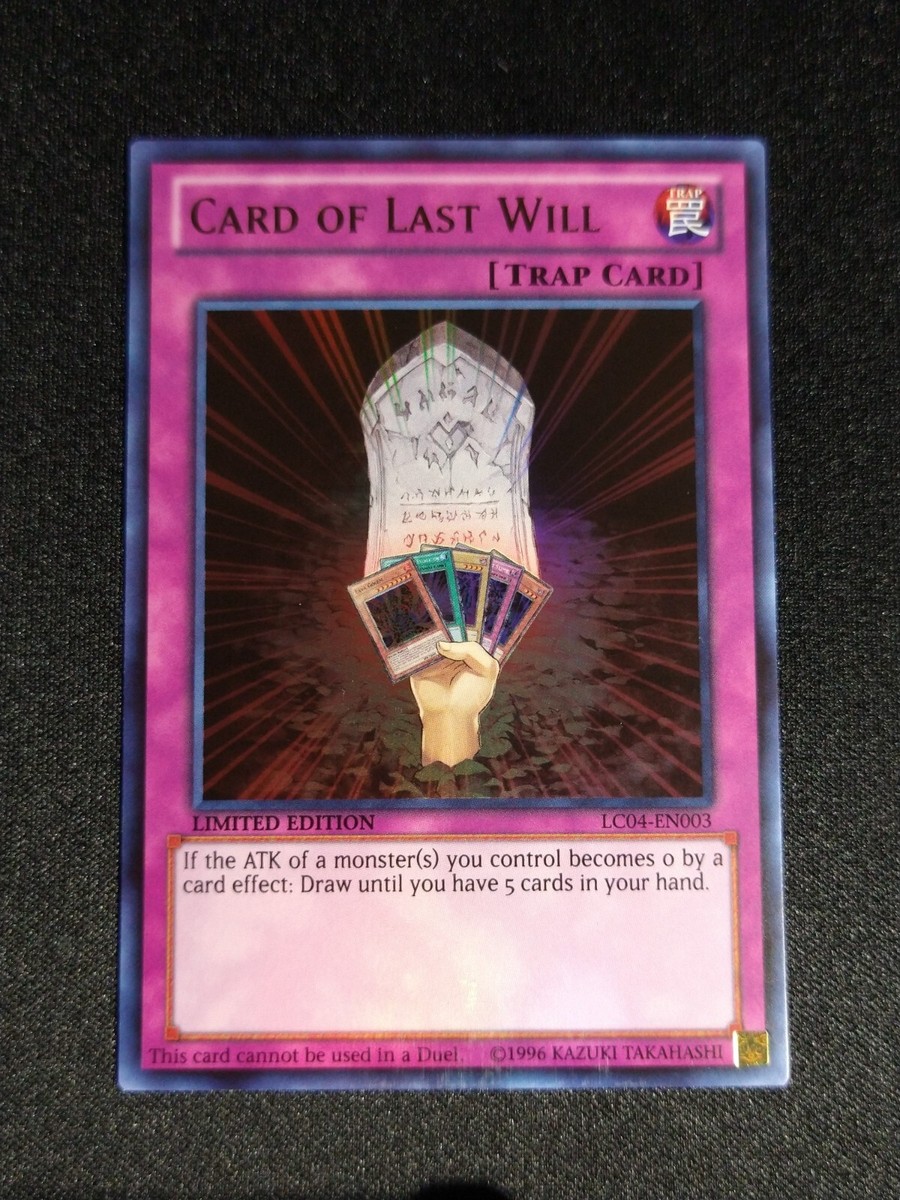 yugioh card of last will Yu-Gi-Oh! LC04-EN003 Limited Edition Ultra Rare NM English edition Jual yugioh card of last