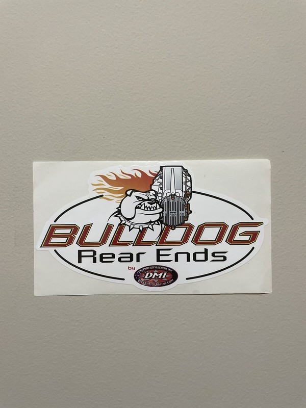 BULLDOG REAR ENDS racing sticker decal