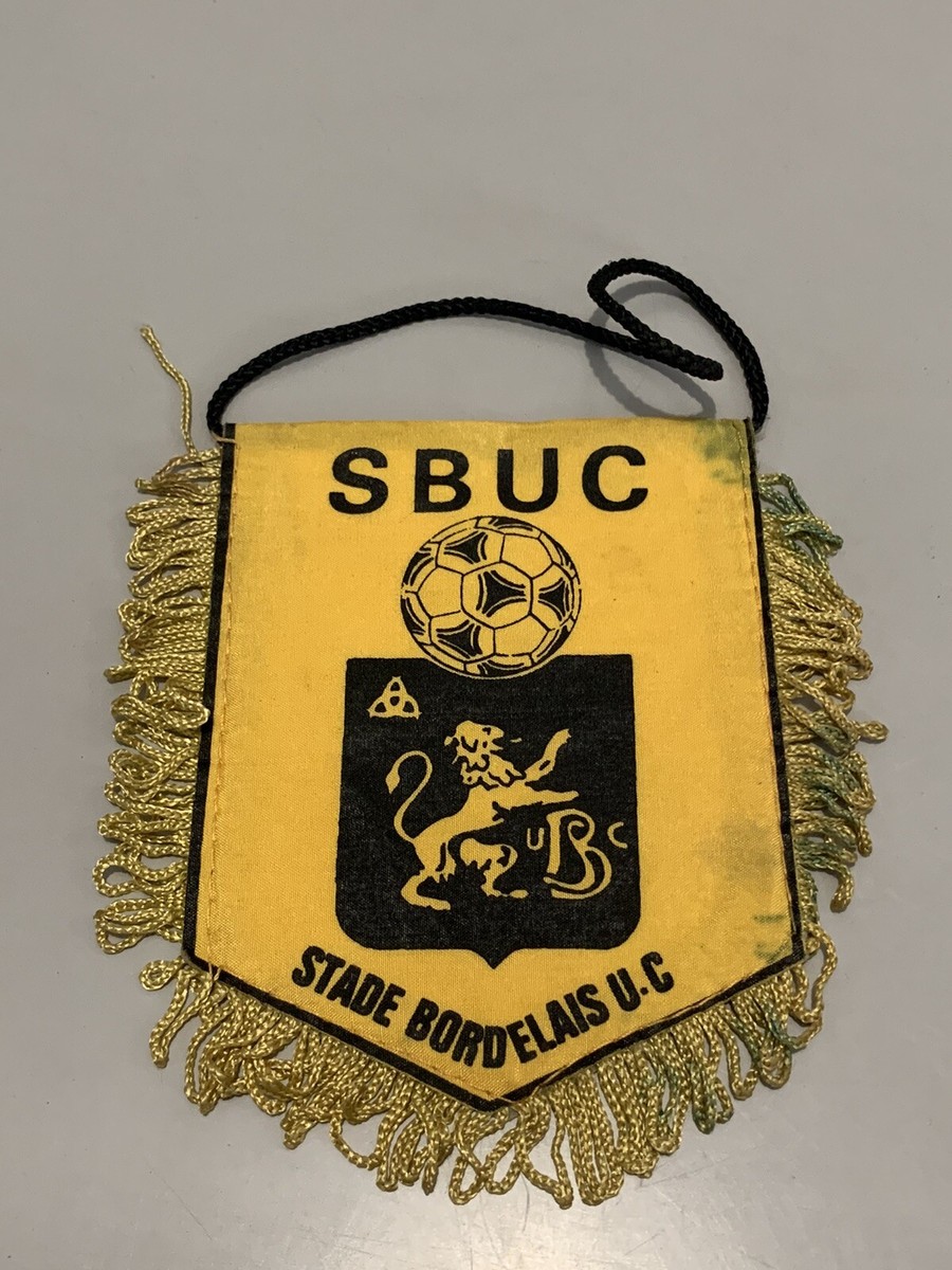 SBUC Stade Bordelais UC rare fanion vintage foot football pennant Bordeaux