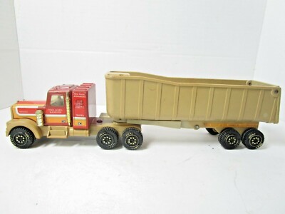 Vintage Tonka The Load Ranger Semi Truck Trailer Kenworth Childs Toy  Outdoors - Main Image