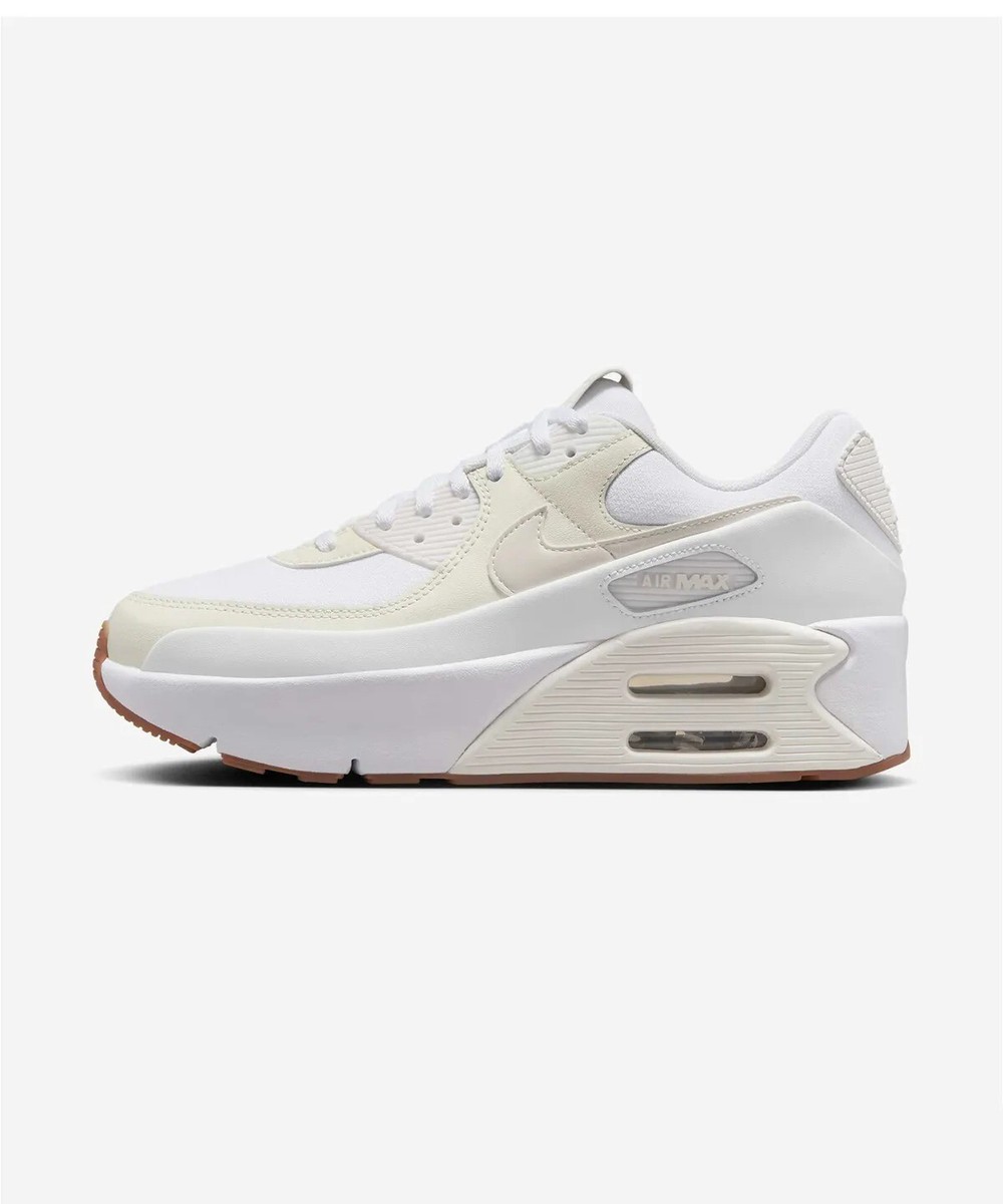 Nike Air Max 90 LV8 White Sail Womans FD4328-111 Expeditedship | eBay