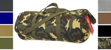 Camo Tactical Shoulder Bag Sports Canvas Gym Weekend Carry Strap Tote Duffle