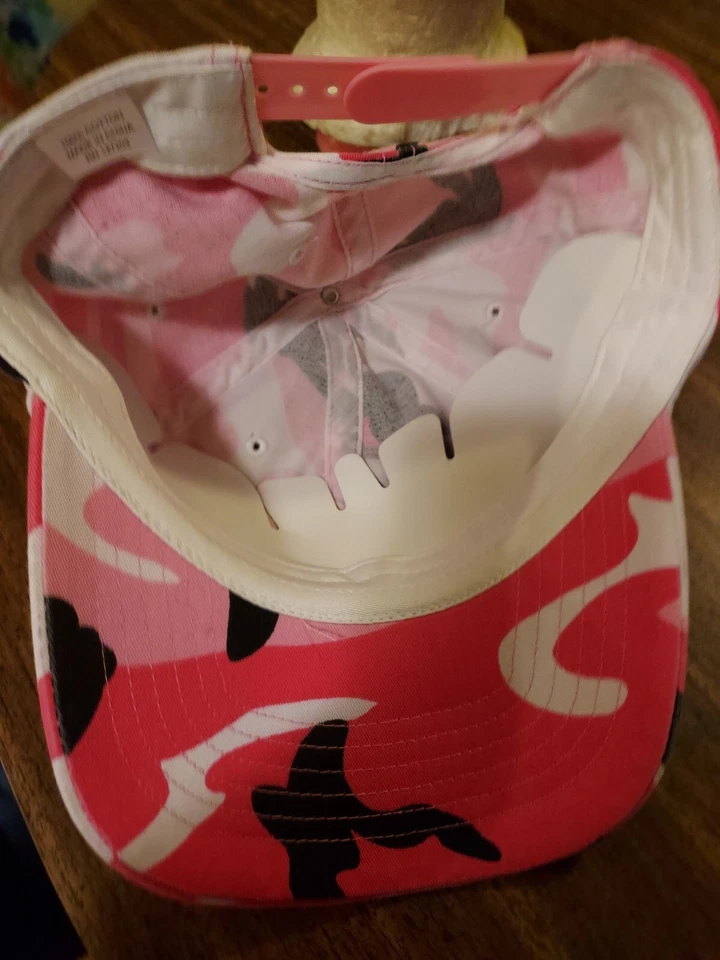 Ladies Pink Chevrolet Chevy Bowtie Realtree Camo GM Adjustable Cap Hat - Image 2 of 2