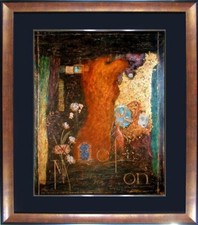 No Frame Roy Fairchild Geteway to Freedom Silkscreen Art 1997 Signed in Pencil