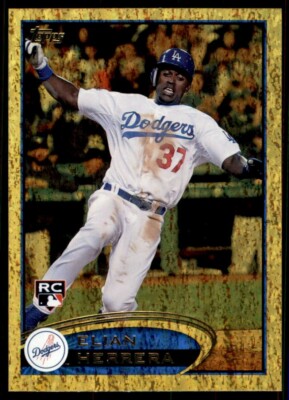 2012 Topps Update #US38 Elian Herrera Rookie Gold Sparkle