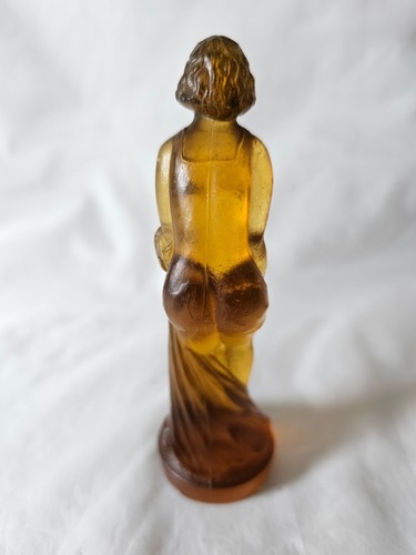 Rare Davidson’s art deco cloud glass female figurine - Picture 4 of 8