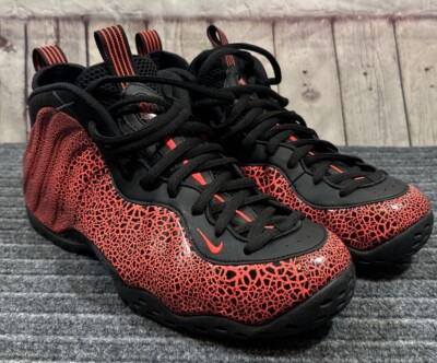 Size 11.5 - Nike Air Foamposite One Cracked Lava Mens