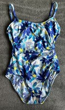 COLE OF CALIFORNIA FLORAL ONE PIECE BATHING SUIT  Size 10