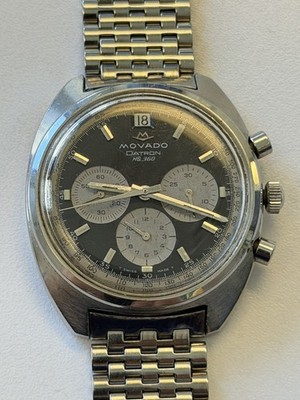 RARE Vintage Movado Datron HS360 Sub-Sea Chronograph Original Bracelet
