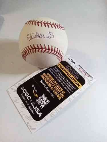 Stan Musial Signed Rawlings OML Baseball JSA - DK