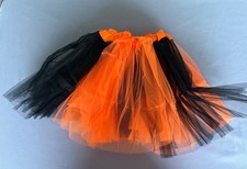 New Girls Halloween Tulle Tutu 8  Waist 12  Length SKU HWB5