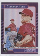 2021 Panini Donruss Diamond Kings Season Stat Line 33/121 Jack Flaherty #22 sh7