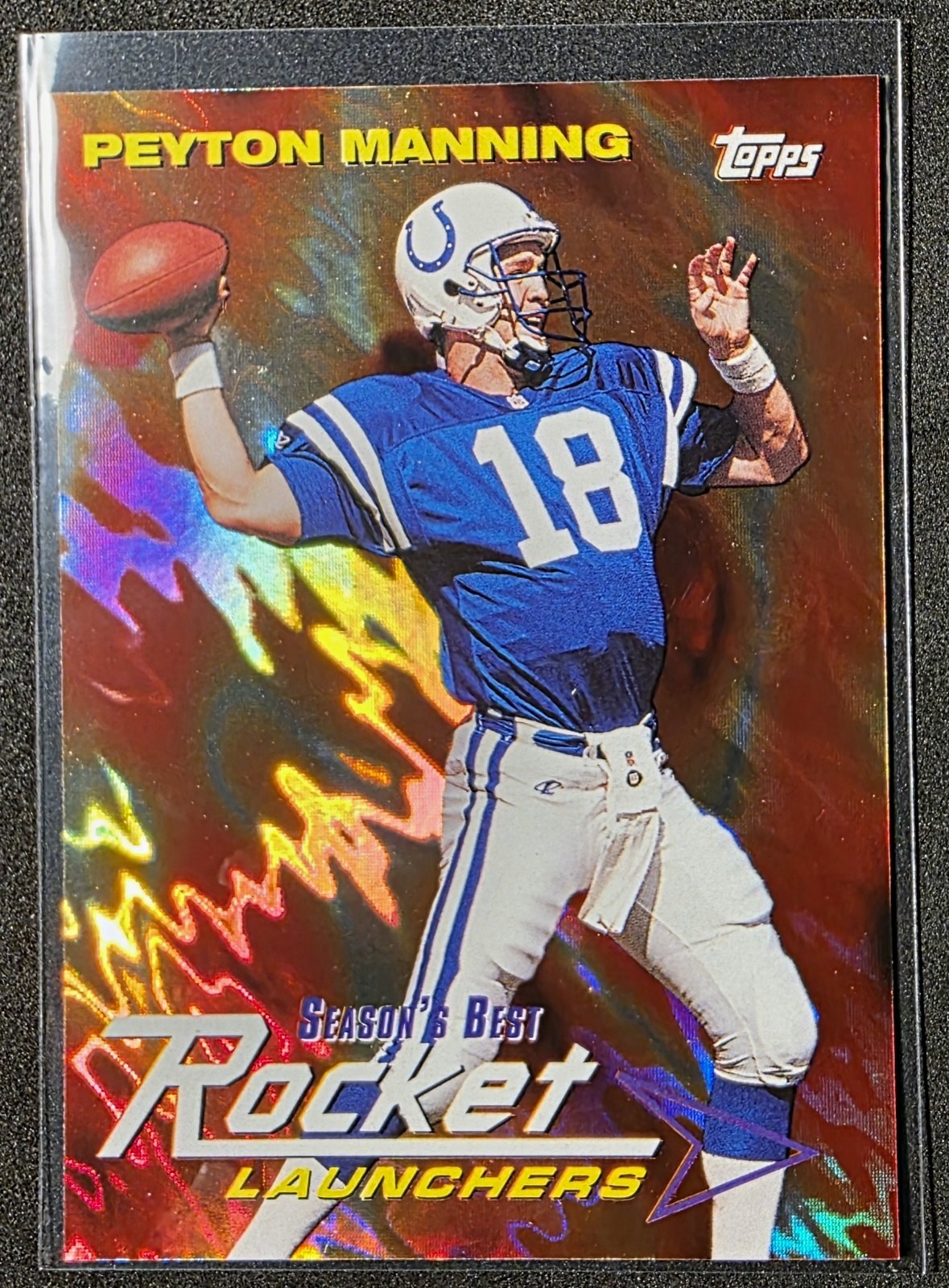 Peyton Manning 1999 Topps Season’s Best Rocket Launchers Colts #SB10