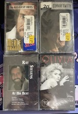 Classic Mix Cassette Tapes Lot Of 4 All Factory Sealed Conway,Ray,Olivia,Merle