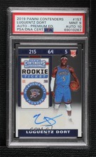 PSA/DNA 2019 Contenders Premium Edition Prizm Luguentz Dort PSA/DNA 9 Auto 07lj