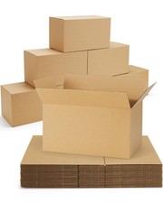 Shipping-Boxes-11x6x6 Inches: 40 Pack Shipping-Boxes-Mailers, Brown Corrugate...