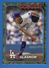2024 Topps Update Series Memorial Day Camo #US300 Tyler Glasnow Dodgers #/25