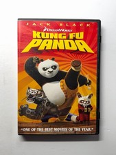 Kung Fu Panda DVD 2008 Jack Black Animated DreamWorks Widescreen PG
