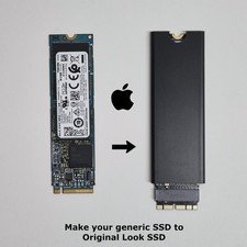 Apple Mac Pro 2013 A1481 NVMe SSD Converter Adapter with Heatsink Complete Set