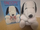 Snoopy Armitron Plush Clock Tested And Works MIB Peanuts — photo 1