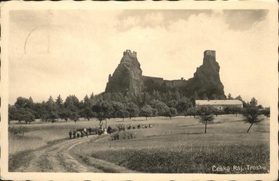 Cesky Raj Trosky Burgruine