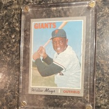 Topps 1970 Willie Mays #600 San Francisco Giants Baseball Card