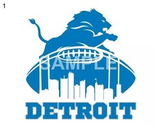 Detroit Lions vinyl iron on transfer (CHOICE)