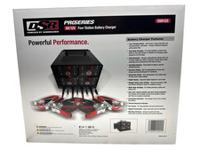Schumacher Proseries 6v12v 4-bank Automatic Battery Charging Station Dsr125 New