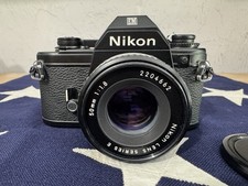 Nikon EM 35mm Film SLR Camera w/ Series E 50mm f/1.8 Lens