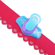 Semicircular Wreath Craft Paper Edge Punch Hand Scrapbooking Border Tool