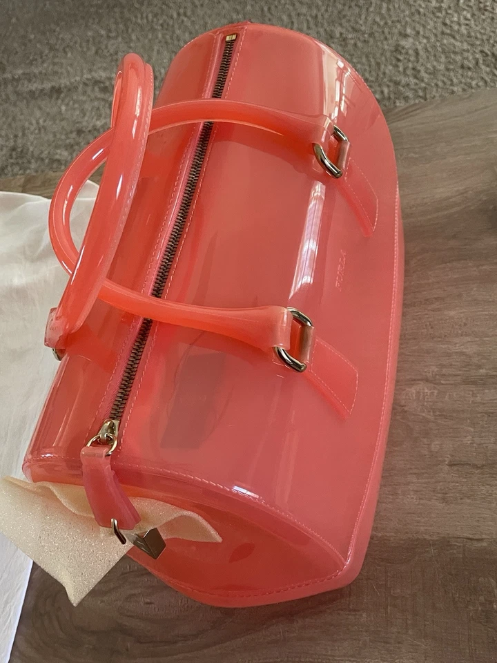 BOLSA DE DULCES FURLA grande naranja con bolsa antipolvo Foto 2 de 4