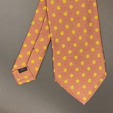 New Self Tipped Italian Silk Tie Taupe Brown ...