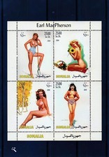 Somalia 2004 Earl MacPherson "King of Pin Up Art" American Artist Sheet (4) MNH