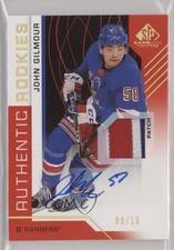 2018 SP Game Used Red Spectrum Premium Material 9/15 John Gilmour #139 Auto um0