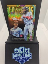 2025 Topps Chrome Update Vladimir Guerrero Jr Fortune 15 Gold Refractor /50