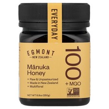 Miel de Manuka, cruda y sin pasteurizar, MGO 100+, 8,8 oz (250 g)