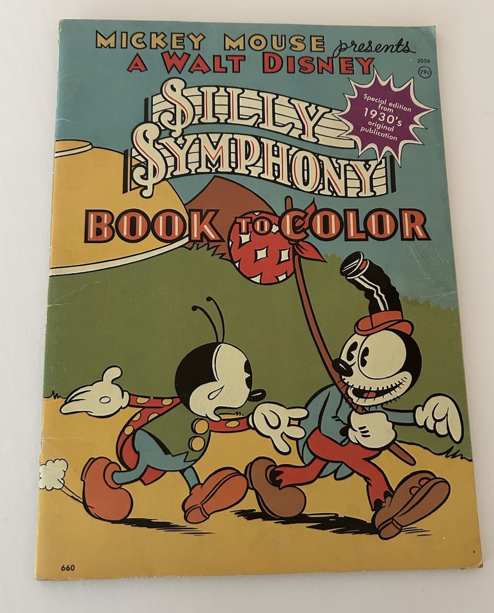 Vintage Disney Mickey Mouse Silly Symphonies Coloring Book Unused | eBay