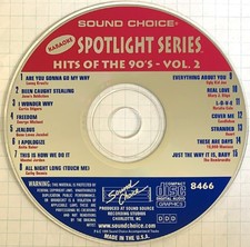 SOUND CHOICE SPOTLIGHT KARAOKE - HITS OF THE ...