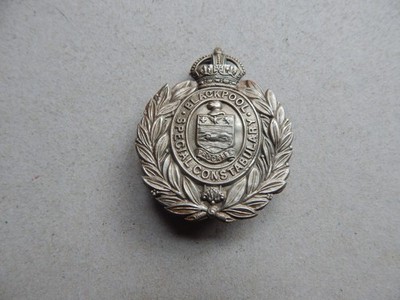 Veraltetes Blackpool Special Constabulary Mützenabzeichen K/C BE