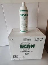 Parker Labs 11-08 Scan® Ultrasound Gel 8 oz New (Pack Of 12) EXP 06 /2030