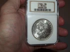 Vintage Antique 1886 Morgan Silver Dollar 90% Silver NGC MS64 Brilliant Nice