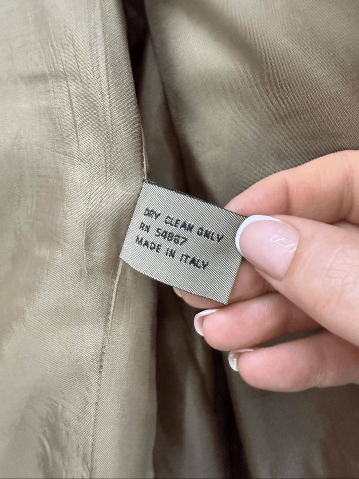 Vintage Structure Le Collecioni Mens Silk Wool Single-Breasted Tweed Blazer XL M - Image 4 of 4